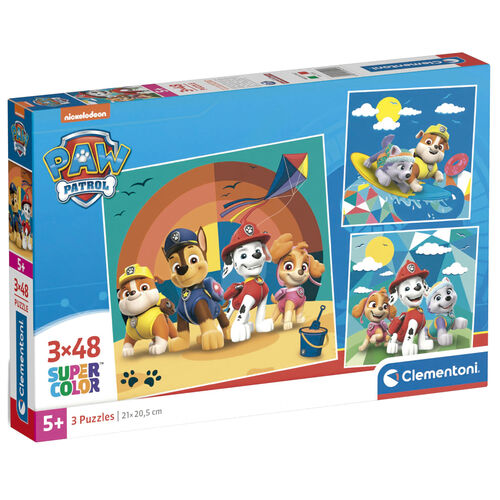 Paw Patrol puzzle 3x48pcs