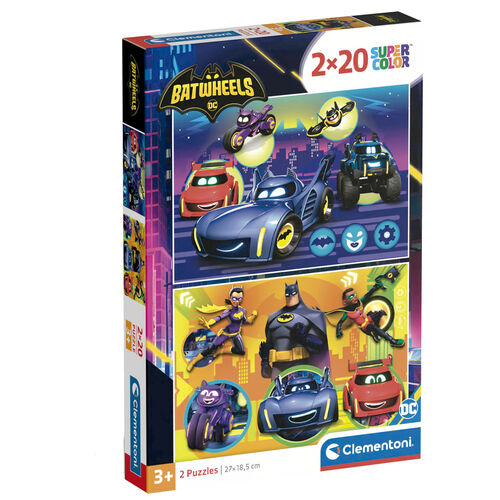 Puzzle Batwheels DC Comics 2x60pzs