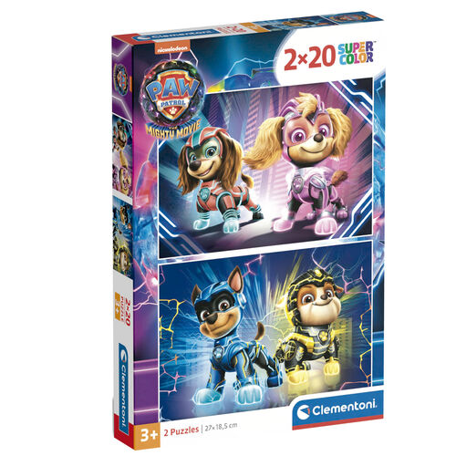 Paw Patrol The Mighty Movie puzzle 2x20pcs