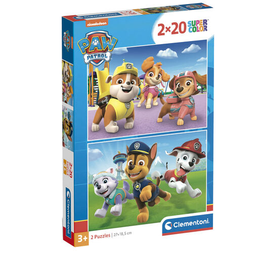 Puzzle Patrulla Canina Paw Patrol 2x20pzs