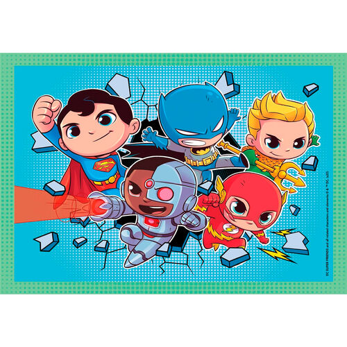 DC Comics Superfriends puzzle 12-16-20-24pzs