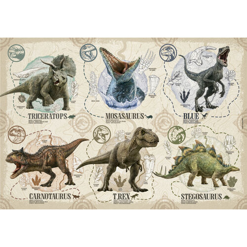 Jurassic World puzzle 104pcs