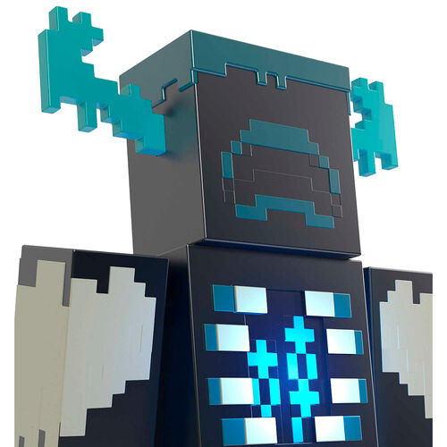 Figura Warden Minecraft luz y sonido