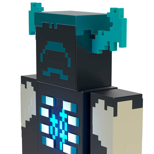 Figura Warden Minecraft luz y sonido