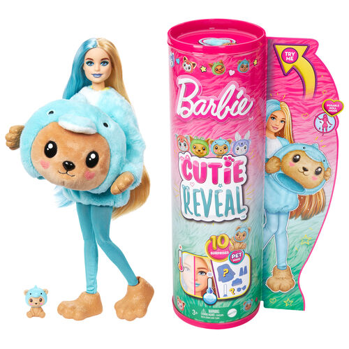 Barbie Chelsea Cutie Reveal Serie Costumes Dolphin Bear doll