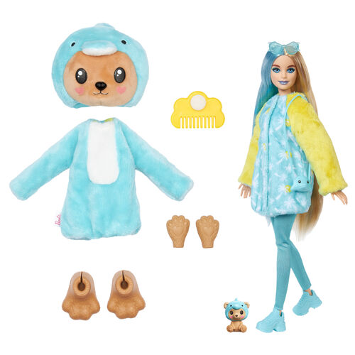 Barbie Chelsea Cutie Reveal Serie Costumes Dolphin Bear doll