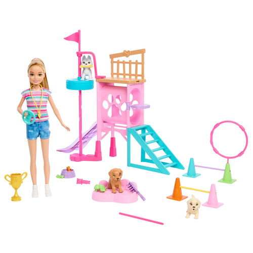 Barbie Stacie to the Rescue Puppu Playground playset + doll