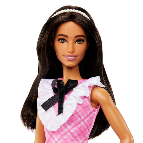 Barbie Fashionista Tartan Dress doll