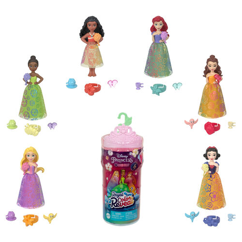 Mueca Color Reveal Princesas Disney surtido