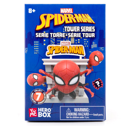 Figura sorpresa Tower Hero Box Spiderman Marvel surtido