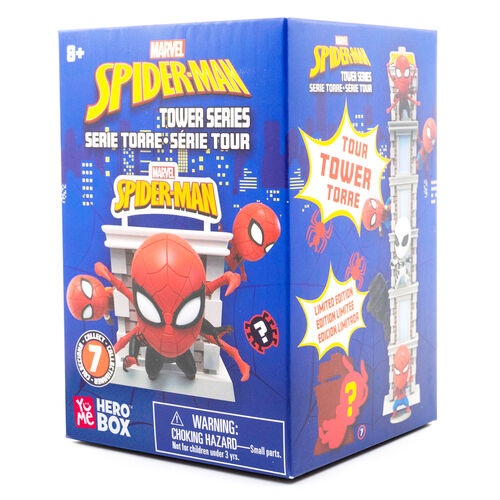 Figura sorpresa Tower Hero Box Spiderman Marvel surtido