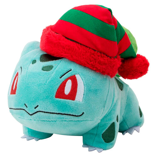 Pokemon Christmas Bulbasaur plush toy 20cm