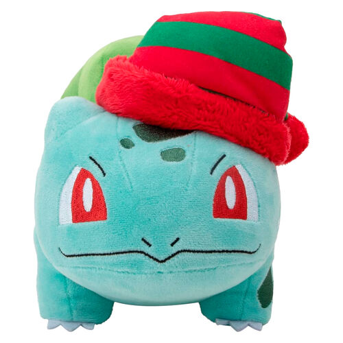 Pokemon Christmas Bulbasaur plush toy 20cm