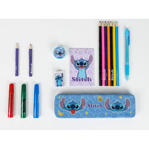 Disney Stitch colouring stationery set