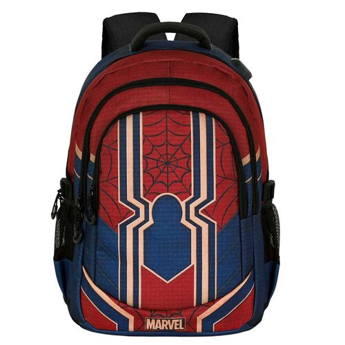 Mochila Drop Spiderman Marvel 44cm adaptable