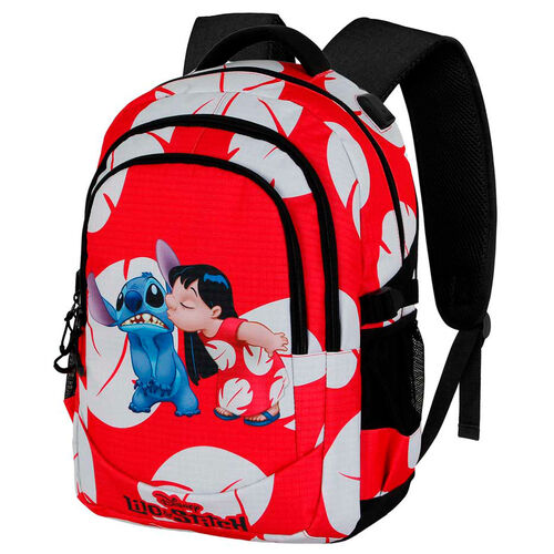 Disney Stitch Kiss adaptable backpack 44cm