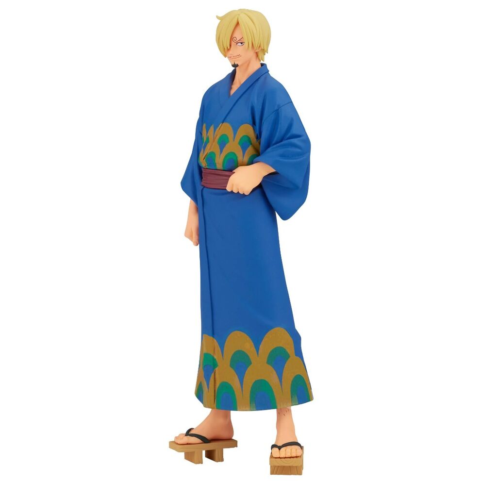 Figura Sanji Wanokuni Yukata Grandline Series One Piece 17cm