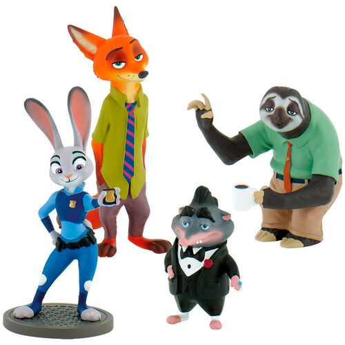 Disney Zootropolis set 4 figures