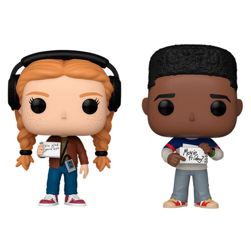 POP pack 2 figures Stranger Things Max & Lucas