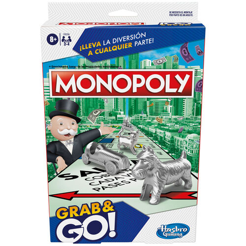 Juego mesa Monopoly Grab & Go! espaol