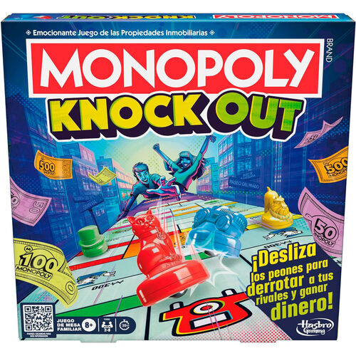 Juego mesa Monopoly Knock Out espaol