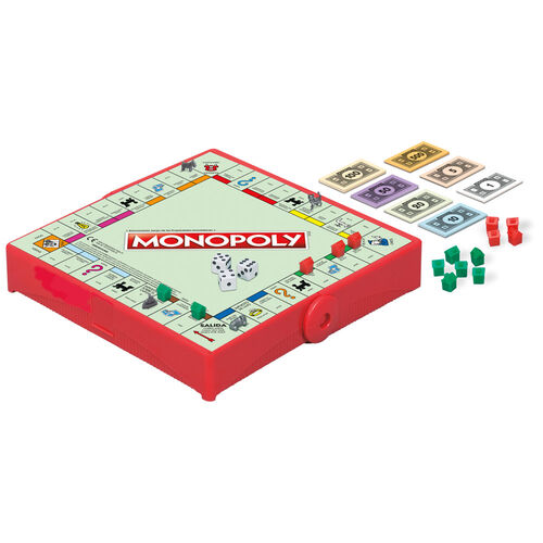 Juego mesa Monopoly Grab & Go! espaol