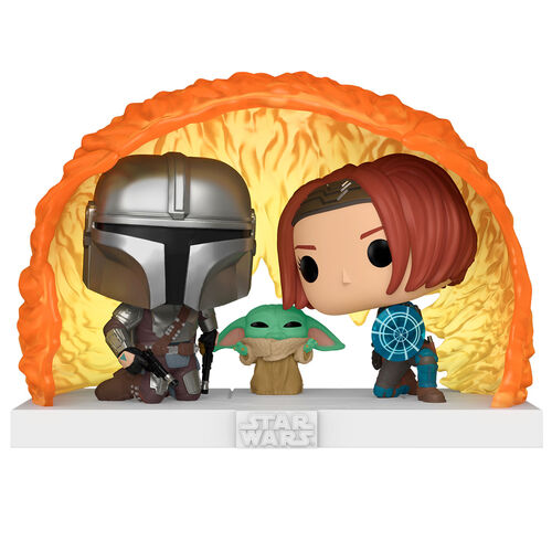 POP figure Moments Star Wars The Mandalorian Grogu Force Barrier