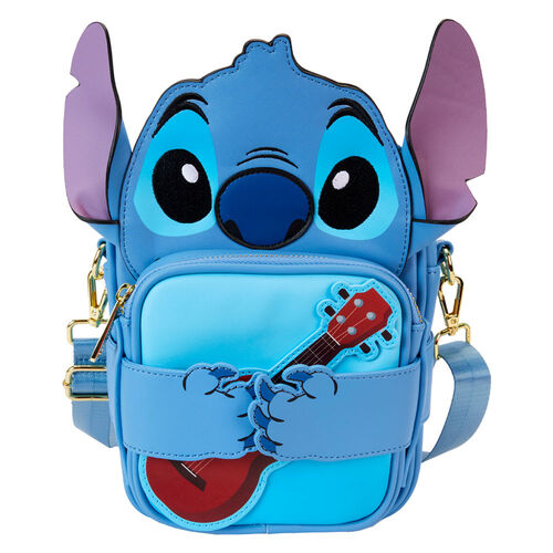 Loungefly Disney Stitch Camping Cuties crossbody bag with coing bag