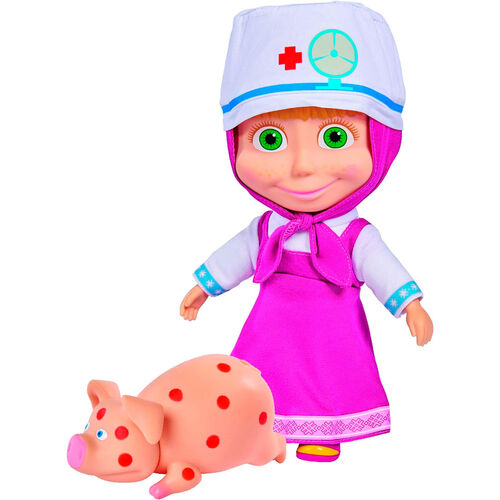 Masha and Bear Masha veterinay doll 23cm