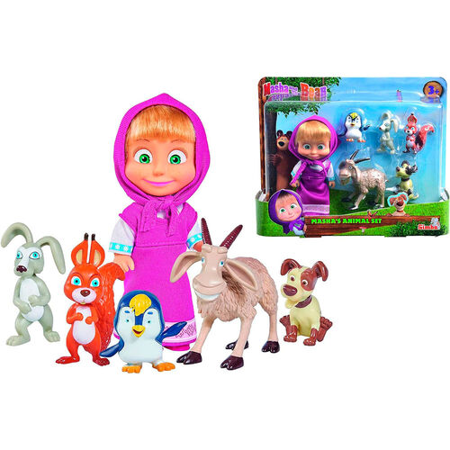 Masha and Bear blister 6 figures