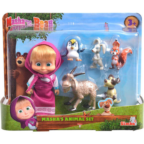 Masha and Bear blister 6 figures