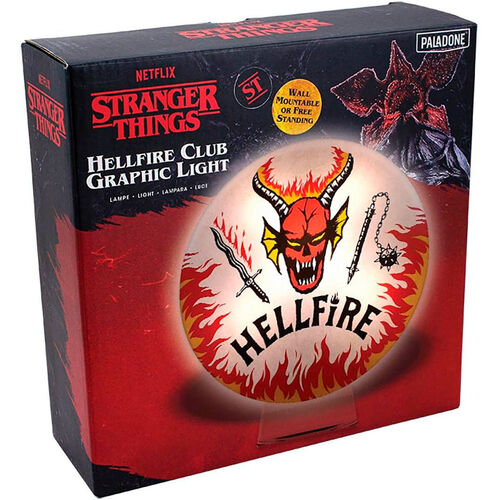 Stranger Thing Hellfire Club lamp