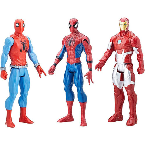 Marvel Spiderman Titan Hero Series blister 3 figures