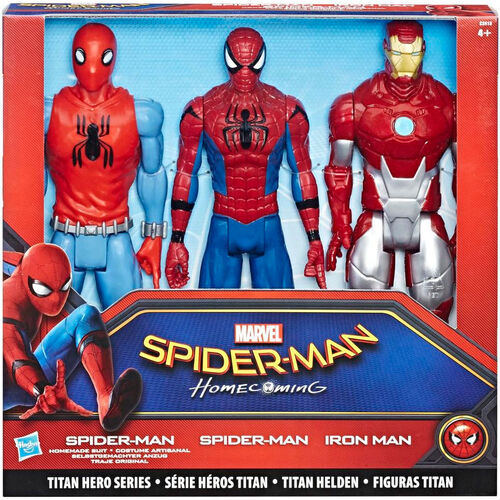 Marvel Spiderman Titan Hero Series blister 3 figures