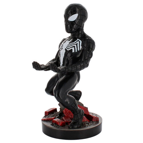 Marvel Symbiote Spider-Man figure clamping bracket Cable guy 21cm