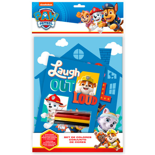 Paw Patrol coloring set + notebook