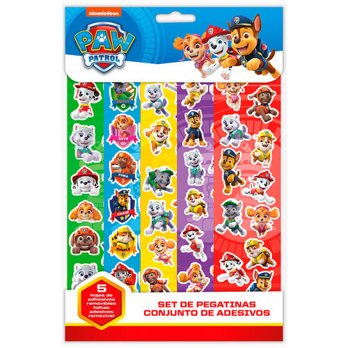 Paw Patrol stickers + notebook set