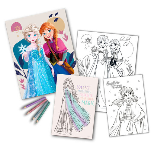 Disney Frozen coloring set + notebook