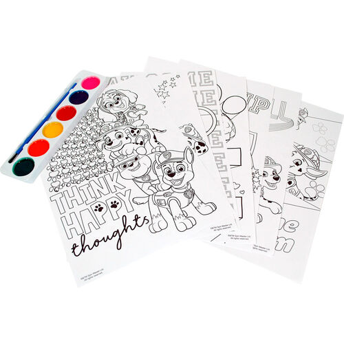 Paw Patrol watercolour painting set