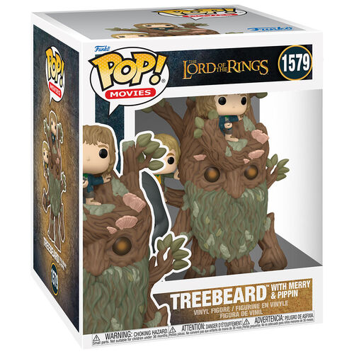 Figura POP Super El Señor de los Anillos Treebeard with Merry & Pippin