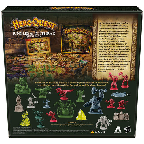 Spanish Heroquest The jungles of Delthrak expansion board game