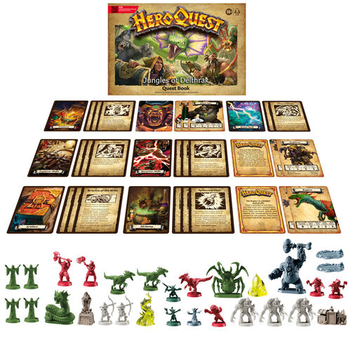 Spanish Heroquest The jungles of Delthrak expansion board game