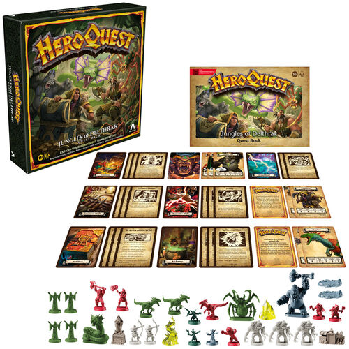 Spanish Heroquest The jungles of Delthrak expansion board game