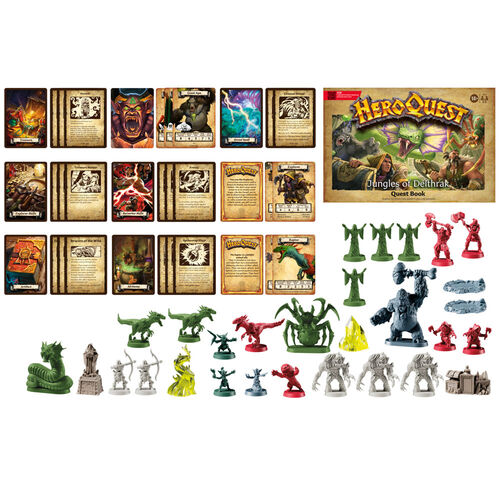 Spanish Heroquest The jungles of Delthrak expansion board game