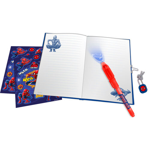 Marvel Spiderman magic pen diary