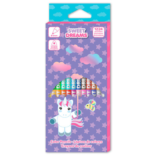 Sweet Dreams colored pencils 12/24pcs