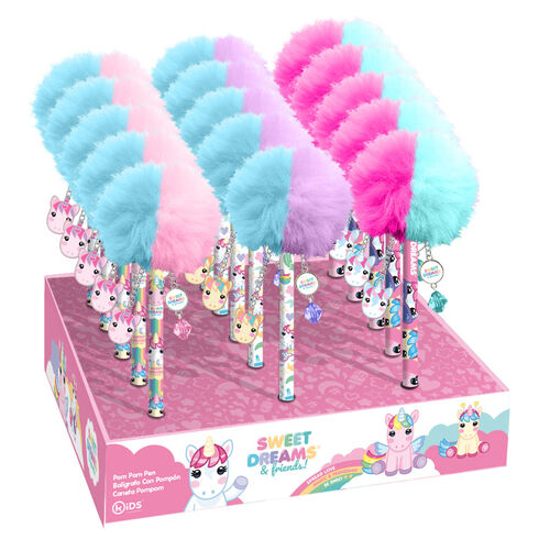 Sweet Dreams pom pom pen assorted