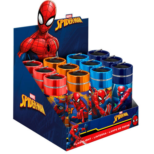 Marvel Spiderman aluminium LED assorted torch