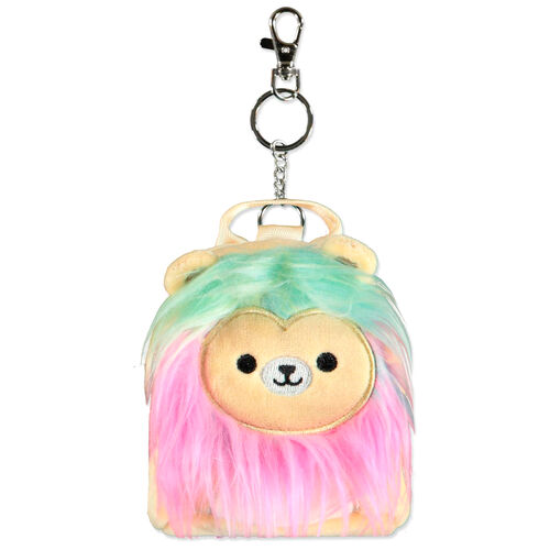 Squishmallows Leonard plush micro backpack keychain