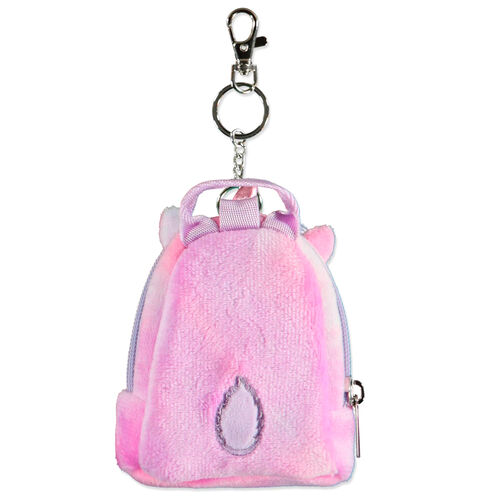 Squishmallows Lola plush micro backpack keychain